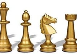 Large Staunton Metal Chess Set from Italfama for Classic Gameplay