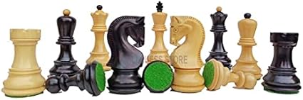 Russian Zagreb Chess Set King 3.8 Inch Luxury Ebonised Boxwood Gift Russian Zagreb Chess Set King 3.8 Inch Luxury Ebonised Boxwood Gift