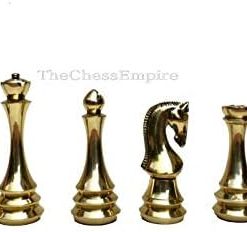 Russian Legacy Series 4.4″ King Luxury Metal Chess Pieces Set 2