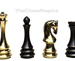 Russian Legacy Series 4.4″ King Luxury Metal Chess Pieces Set