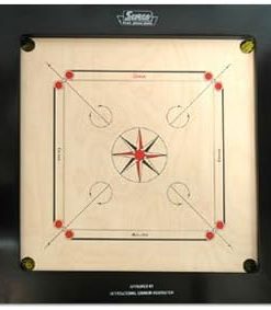 Surco Boss Speedo Carrom Board with Coins and Striker 20mm Size