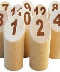 Molkky Wooden Pin Skittles Game for Outdoor Fun at Beach Park Picnic 2
