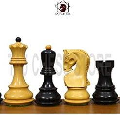 Russian Zagreb Chess Set King 3.8 Inch Luxury Ebonised Boxwood Gift 2