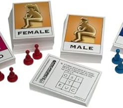 University Games Battle of The Sexes IQ Board Game for Family Fun 2