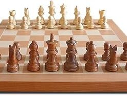 Electronic Chess Set with AI Adaptation and Full Wooden Board 2