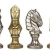 Hand Painted Egyptian Theme Metal Chess Set by Italfama 3