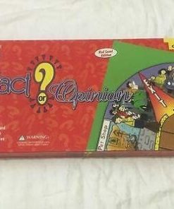 Fact or Opinion Red Level Edition Board Game from Learning Well
