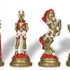 Hand Painted Small Camelot Theme Metal Chess Set by Italfama 3
