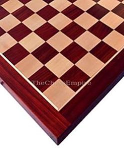21 Inch Tournament Series Luxury Maple Padauk Solid Wood Chess Board