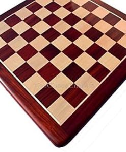 Luxury Handmade Maple Padauk 2 Inch Square Chess Board for Chess Set 2