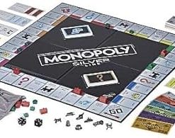 Monopoly Silver Line Exclusive Premium Board Game Modern Foil Style 2