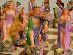 Fairy Themed Polyresin Chess Pieces for Unique Home Decor 2