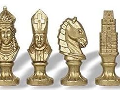 Italfama Medieval Themed Metal Chess Set for Collectors and Players 2
