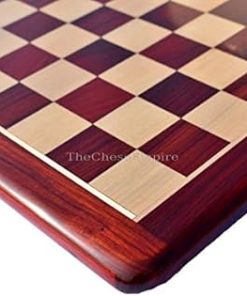 Luxury Handmade Maple Padauk 2 Inch Square Chess Board for Chess Set