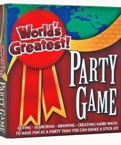 World’s Greatest Party Game, Drawing Game,Charades Game,Scavenger Hunt , All three games are huge fun for the family, ages 13 and up