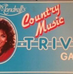 Louise Mandrell’s Country Music Trivia Game ‘First Edition’ – Board Game with Game Board, Game Pieces, Instructions – Counting, Small, No Batteries Required