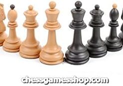 Dubrovnik Plastic Chess Set with Weighted Felted Pieces and PVC Board 2