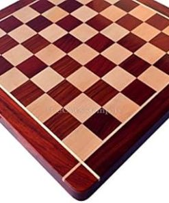 Luxury 21-Inch Maple and Padauk Solid Wood Chess Board for Chess Sets 2
