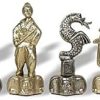 Samurai Theme Metal Chess Set by Italfama for Stunning Gameplay