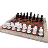 Best for GIFT 15″ by 15″ Inch Classic Red & Green Blocks Chess Board, The Queen’s Gambit, Harmon Chess, Gotham Chess, Borgov Chess, Best Chess Players Of All Time 4