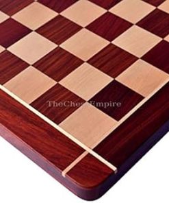 Luxury 21-Inch Maple and Padauk Solid Wood Chess Board for Chess Sets