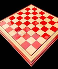 Premium 23″ Maple and Padauk Chess Board for Luxury Chess Set 2