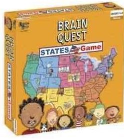 Brain Quest States Game by University Games Corp for Learning Fun