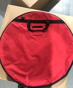 Red Crokinole Board Carrying Case by Mayday Games for Easy Transport 2