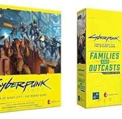 CMON Cyberpunk 2077 Board Game Gangs of Night City with Expansion 2