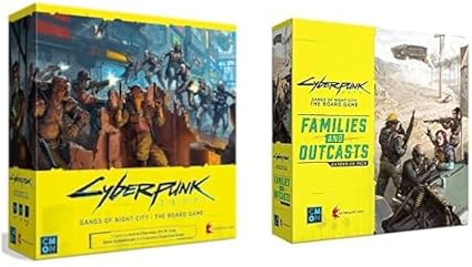 CMON Cyberpunk 2077 Board Game Gangs of Night City with Expansion 2 CMON Cyberpunk 2077 Board Game Gangs of Night City with Expansion - Image 2
