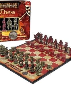 Disney Pirates of the Caribbean Dead Mans Chest Chess Collector Tin Edition 2