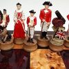 Medieval Themed Chess Set with Wooden Board and Polystone Pieces 3
