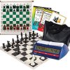 Chess Club Starter Kit for 10 Members with Diamond Quartz Clocks Blue 3