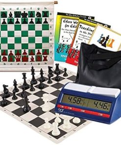 Scholastic Chess Club Starter Kit for 20 Members with DGT Chess Clocks