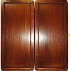 20 Inch Carved Wood Backgammon Board Game Set with Pieces and Dice 3