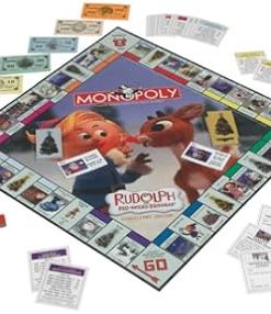 Monopoly Rudolph the Red-Nosed Reindeer Board Game for Family Fun 2