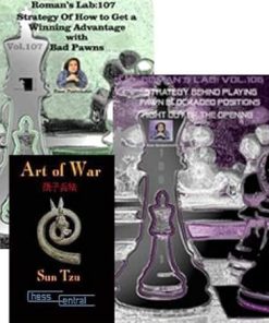 ChessCentral Roman’s Labs: Strategy Behind Playing Pawn Blockade and How to get a Winning Advantage with Bad Pawns 2 Volume Set