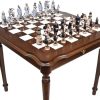 Luxury Hand Painted American Civil War Chessmen from Italy by Bello Games 4
