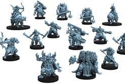 Epic Encounters Hall of The Orc King RPG Game with 20 Miniatures and Mat 2