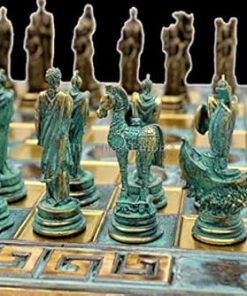 Battle of Troy Chess Set 28 cm Luxury Chess Board with 2.5 inch King 2