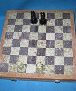 Classic Handmade Wood and Marble Chess Set 10×10 Inch for Chess Lovers 2