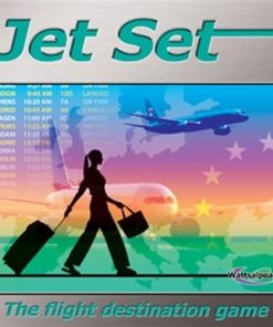 Wattsalpoag LLC Jet Set Board Game for Family Fun and Adventure