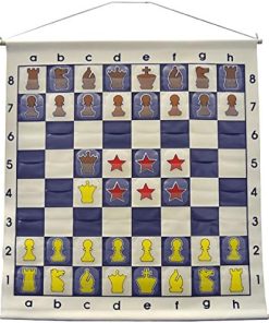 27″ Demonstration Chess Board – Navy Blue