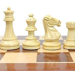 Grand Master Staunton Chess Set – King Size 3-3/4″ with Extra Queens 2