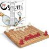 Chrome and Black Plastic Chess Men Set with 17 Inch Mosaic Board 4