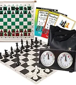 Scholastic Chess Club Starter Kit for 20 Members with Clocks
