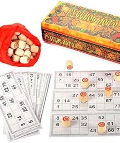 Russian Lotto Travel Bingo Set – Board Games for Adults and Kids 2