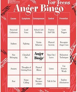 Anger Bingo for Teens: Fun Game to Learn Anger Management Skills 2