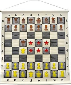 27 Inch Black Demonstration Chess Board for Optimal Gameplay