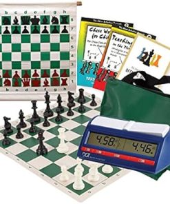 Scholastic Chess Club Starter Kit for 10 Members with DGT Clocks Green 2